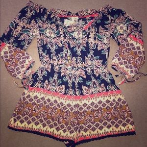 Off the shoulder romper